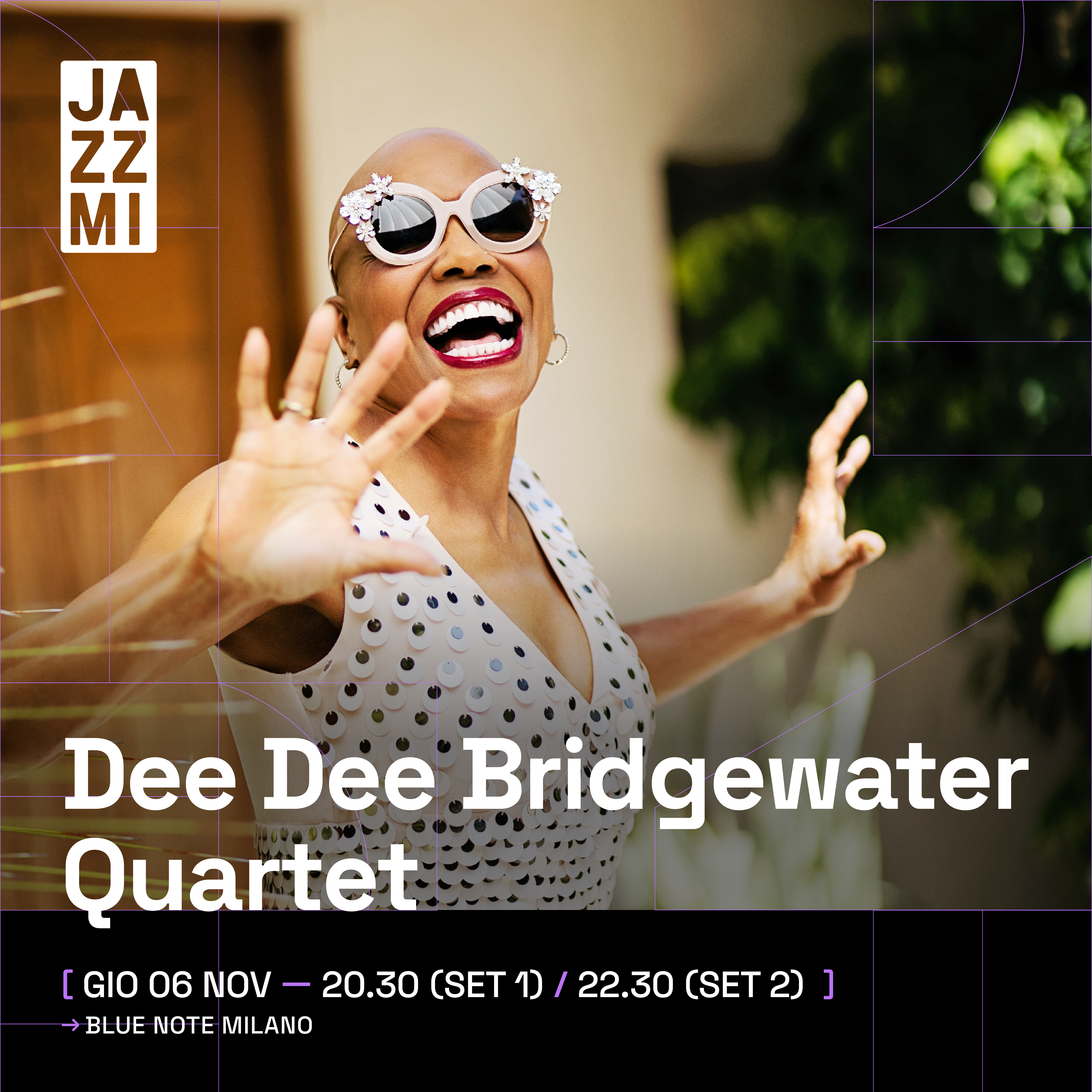 JAZZMI 2025: Dee Dee Bridgewater Quartet – EVENTO SPECIALE 06/11/2025 22.30