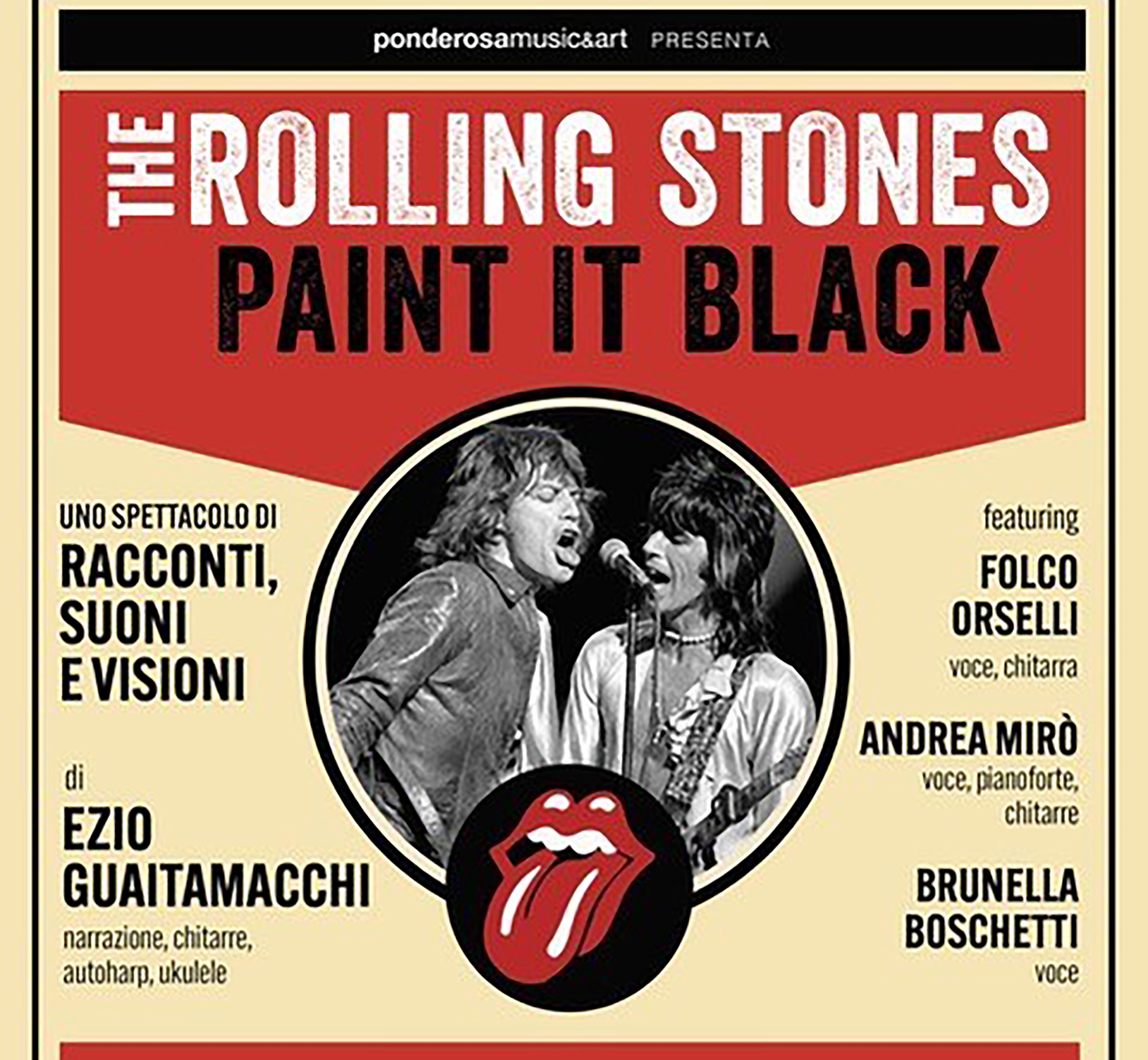 The Rolling Stones – Paint it Black – Ezio Guaitamacchi, Folco Orselli, Andrea Miró & Brunella Boschetti 02/06/2026 20.30