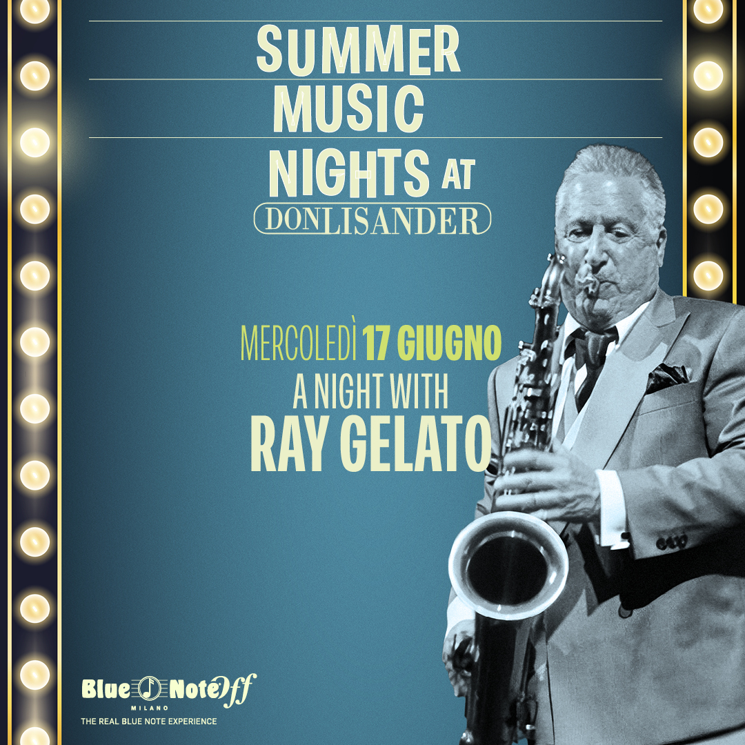 A Night with Ray Gelato – Summer Music Nights at Don Lisander 17/06/2026 19.45
